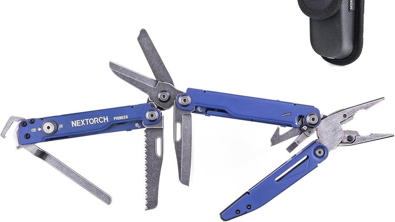NEXTORCH Pioneer MT20 EDC Multi-Tool Live features demonstration & unboxing