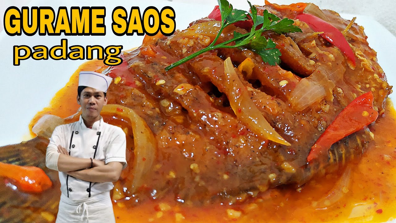 Gurame saos padang, style restaurant bintang5 || ala nanang kitchen