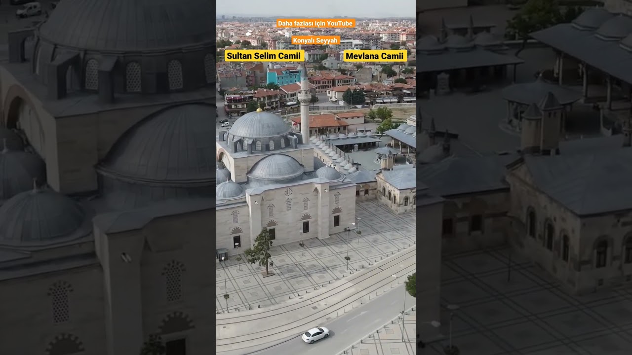Sultan Selim Camii-Mevlana Camii #drone #mevlana #konya #sel&ccedil;uklu #meram #mosque #dji #dronestagram