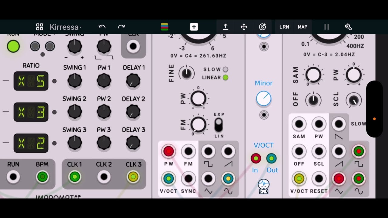 kirressa / improvisación en #MiRack #VCVRack