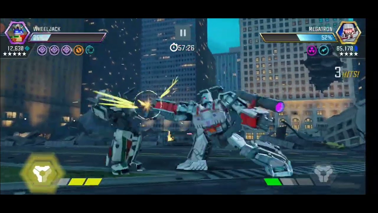 Wheeljack VS Megatron (D100 Alliance Mission) - Transformers Forged To Fight
