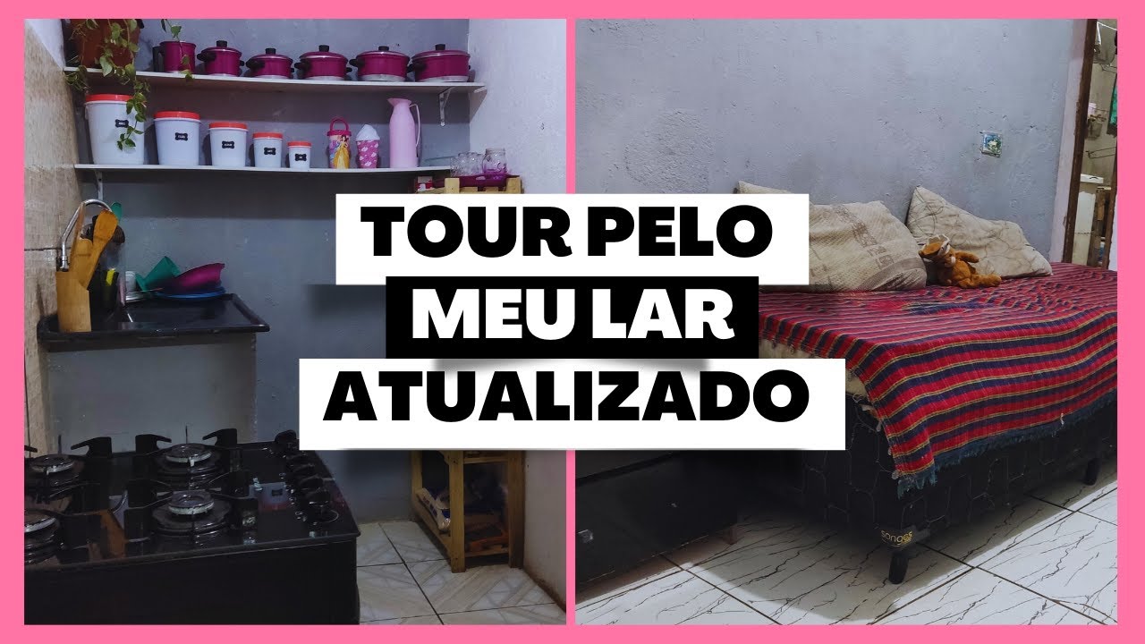 TOUR PELA MINHA CASA DE 2 COMODOS SIMPLES E HUMILDE #CASA DE POBRE (kitnet alugada)