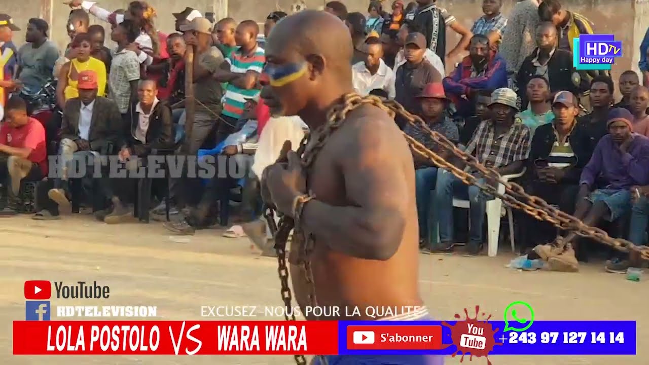 LOLA POSTOLO VS WARA WARA COMBAT DE CATCH CONGOLAIS 2023 À LUBUMBASHI