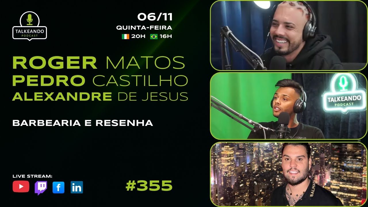BARBEARIA E RESENHA | TALKEANDO PODCAST #355