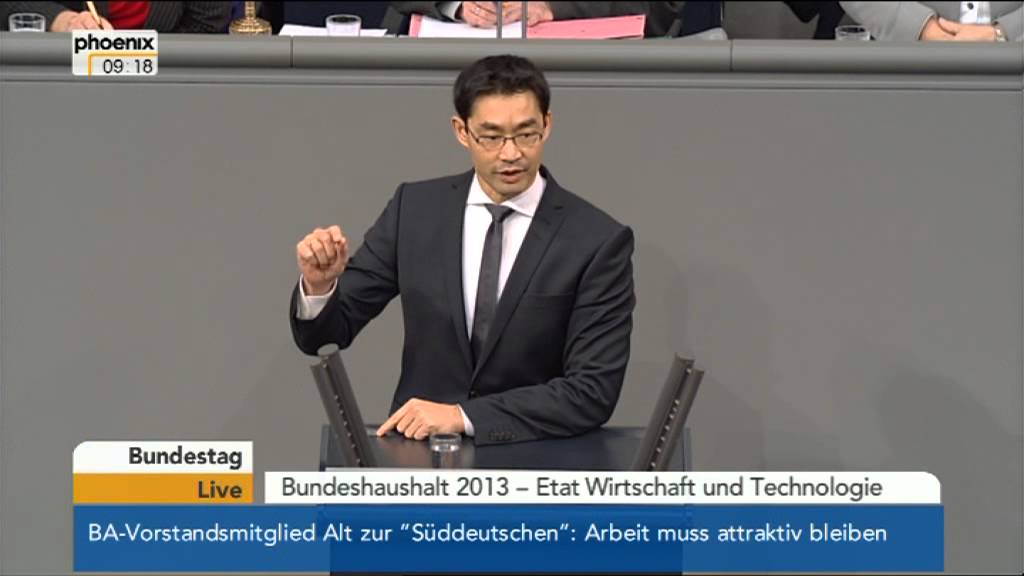 Philipp Rösler: Haushalt 2013 - Wirtschaft und Technologie