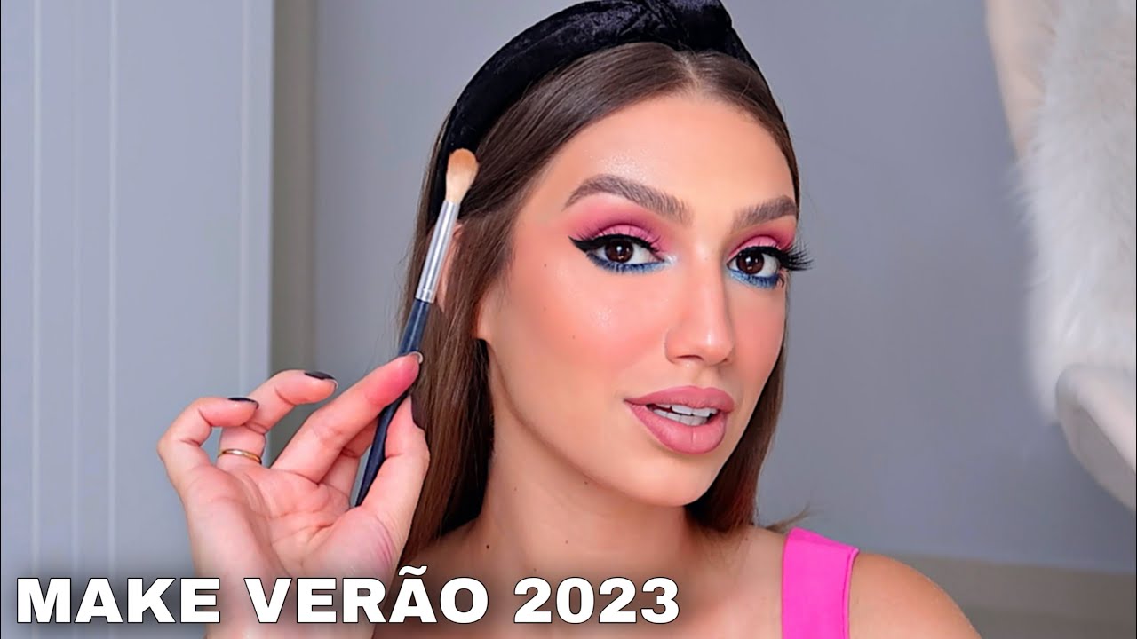 MAKE PARA USAR NO VERÃO 2023 | MAKE DE CARNAVAL *COLORIDA E ELEGANTE*