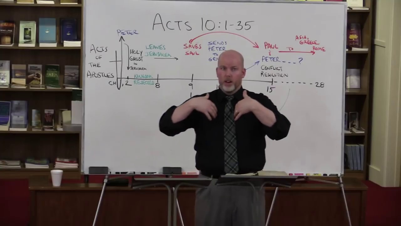 Acts 10:1-35 - Peter Sent to a Gentile