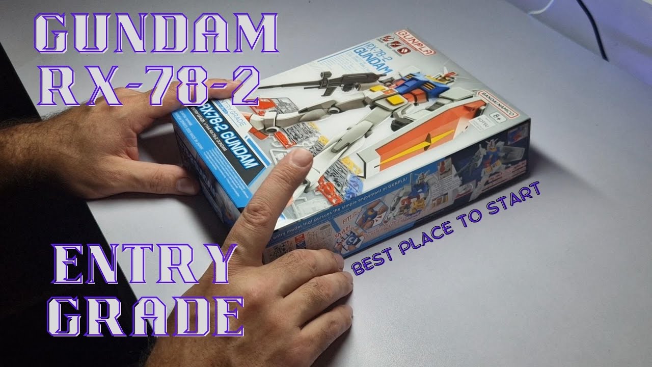 RX-78-2 Entry Grade Gundam Review | Easy Gunpla Build for Beginners & Kids! No TOOLS required