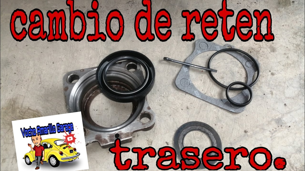 Cómo cambiar reten de rueda trasera | Tip balatas limpias | Vocho Amarillo Garage