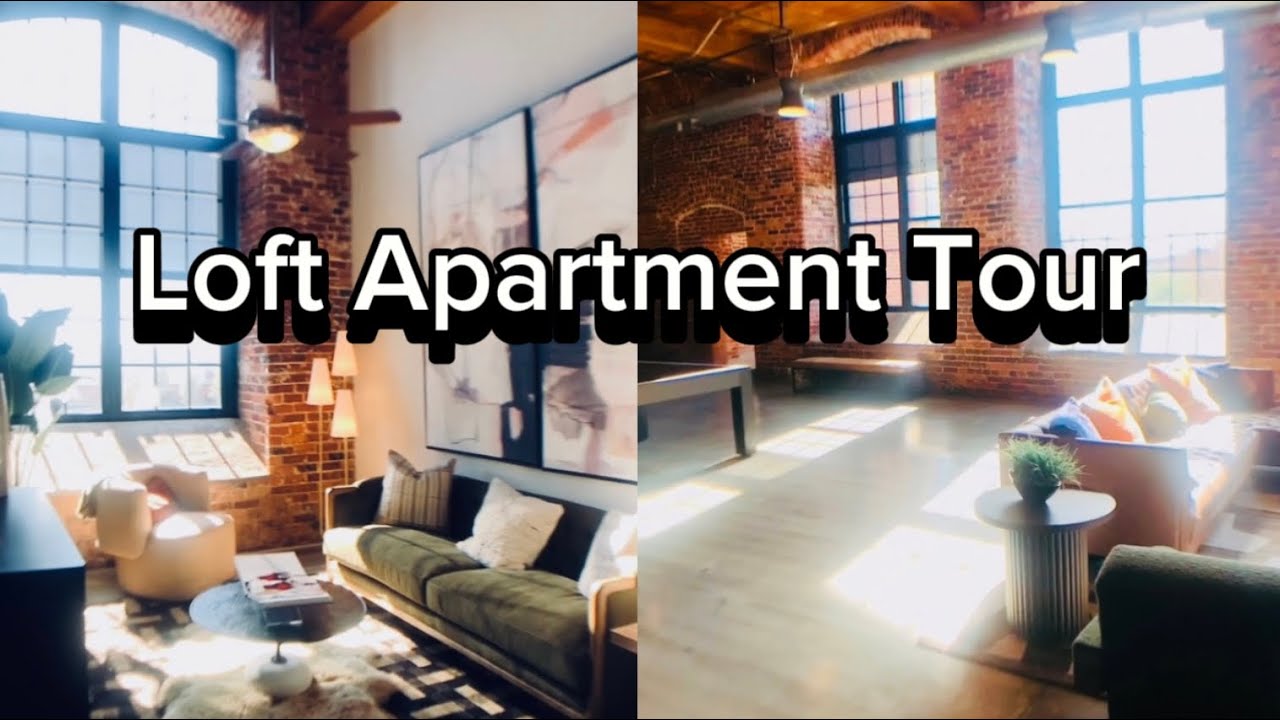 Must See! Historic Loft Apartment Tour| Gastonia NC Walkthrough 