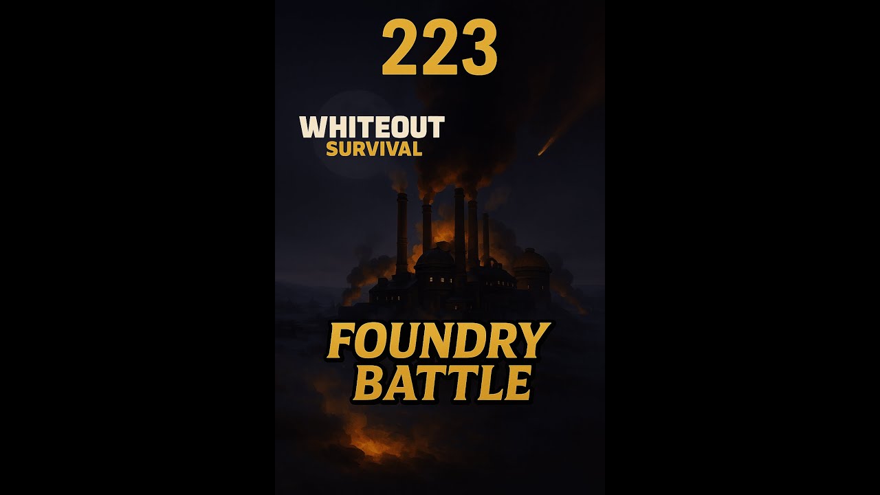 whiteout survival FOUNDRY BATTLE 223 vs 330 WHALES vs WHALES النجاه في الصقيع حرب المسبك ٢٢٣ ضد ٣٣٠