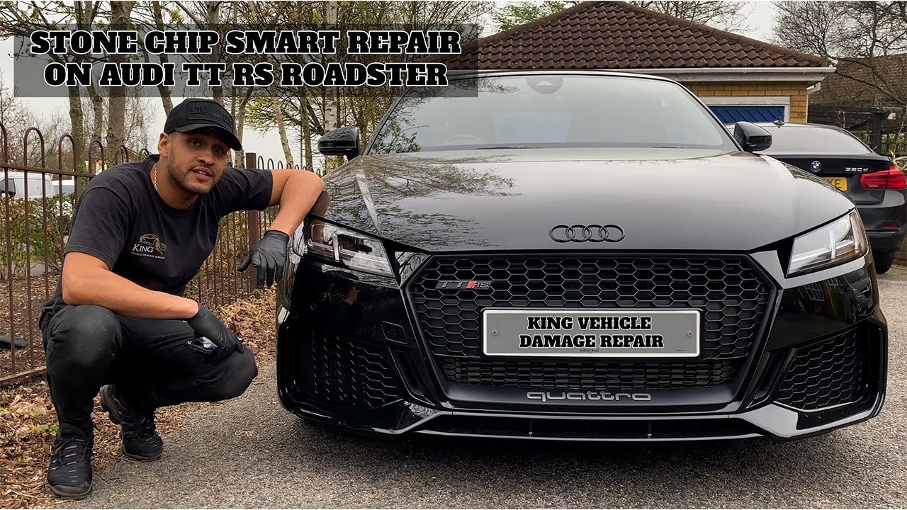Another Audi RS! - TT RS Roadster ... The best way to repair a chip without repainting the bonnet