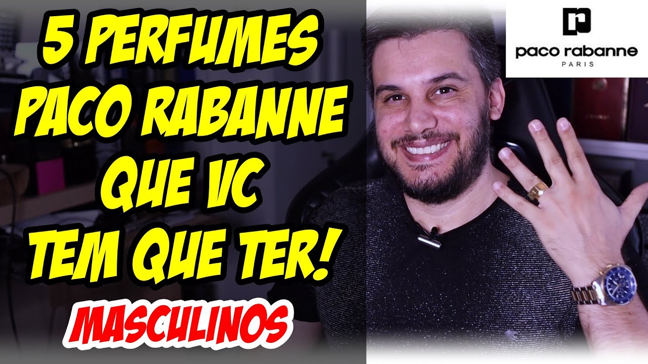 ESSES 5 PERFUMES DE PACO RABANNE VOCÊ TEM QUE TER NA COLEÇÃO + Bulova Marine Star 98b230