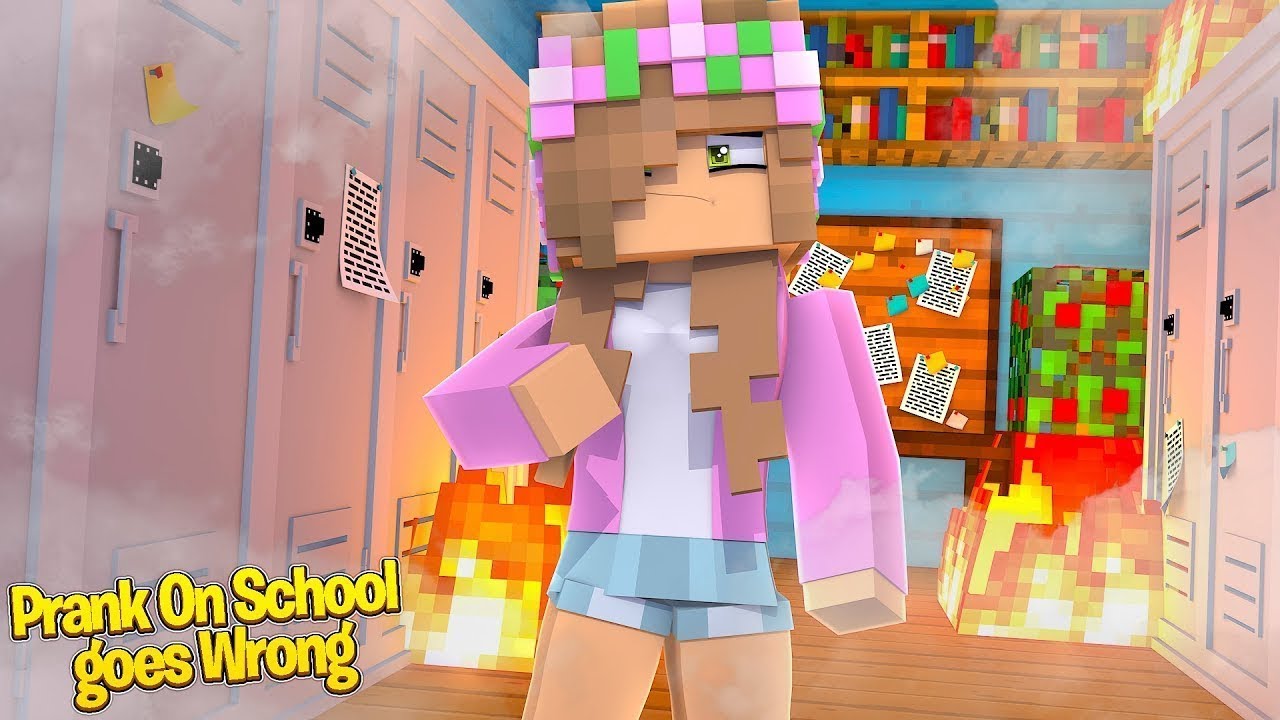 LITTLE KELLY'S SCHOOL PRANK GOES WRONG!!! - Minecraft Little Club Adventures