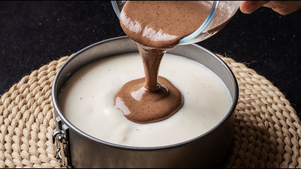 Himmlisches Schoko-Soufflé!Minimaler Aufwand – maximaler Genuss!🍫✨Kuchen kommt ohne Backofen aus.