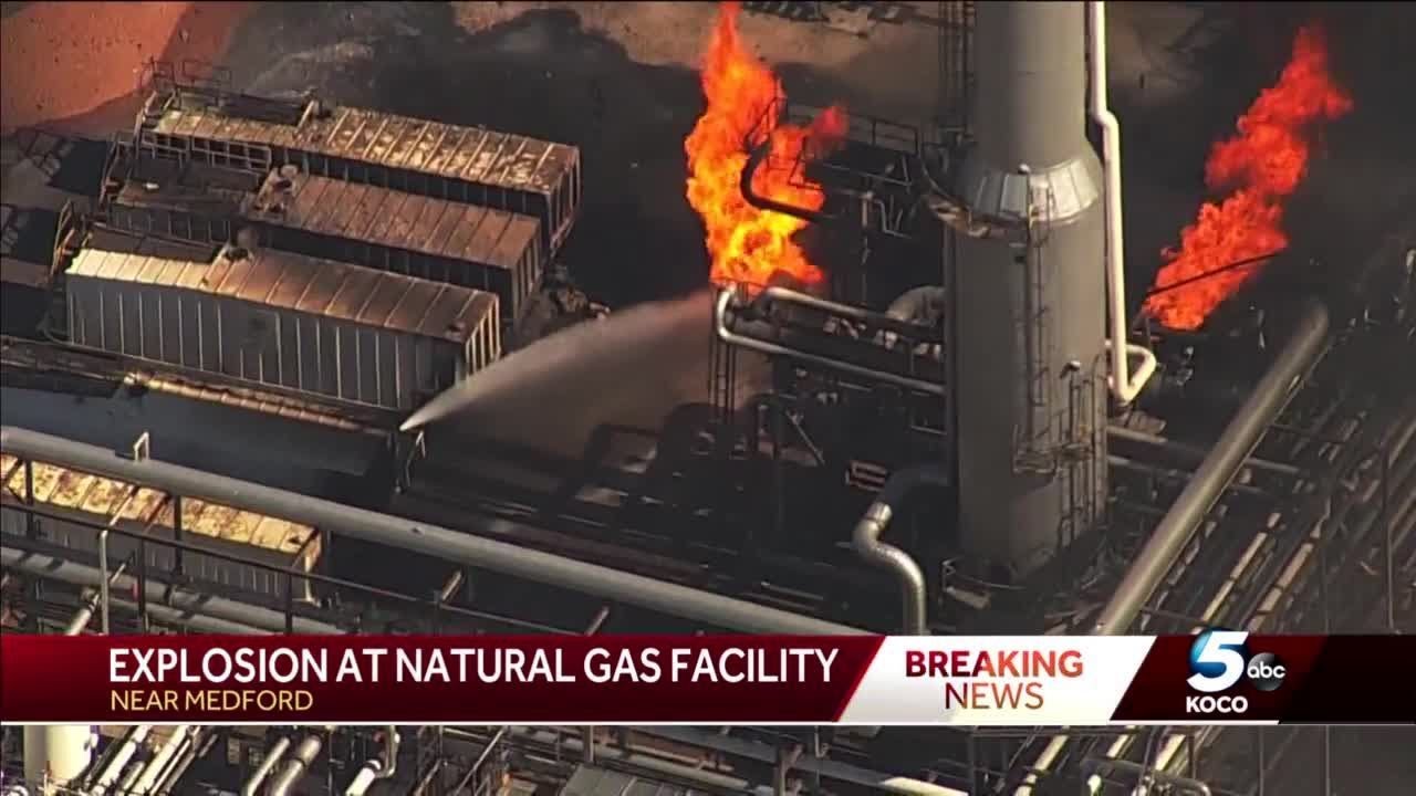 Evacuations, road closures issued after explosion at ONEOK plant in Medford
