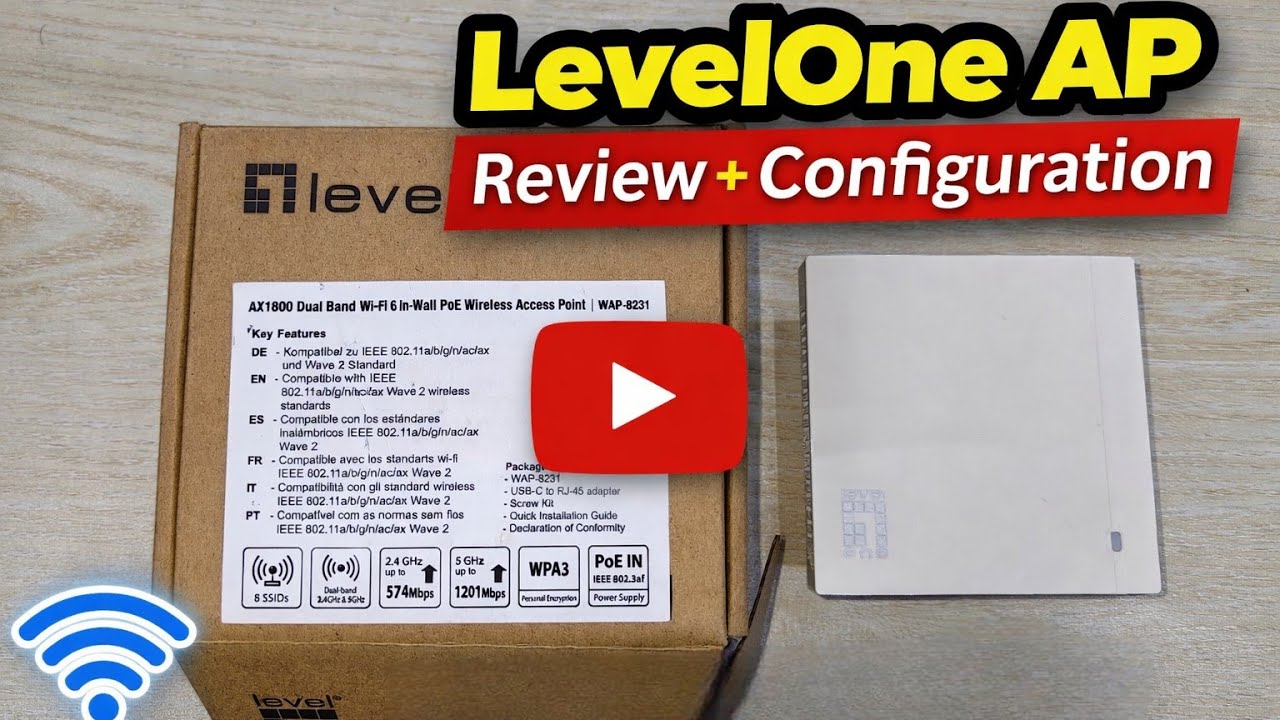 LevelOne WAP-8231 Access Point Setup & Performance Review #LevelOne #LevelOneAP #APConfiguration