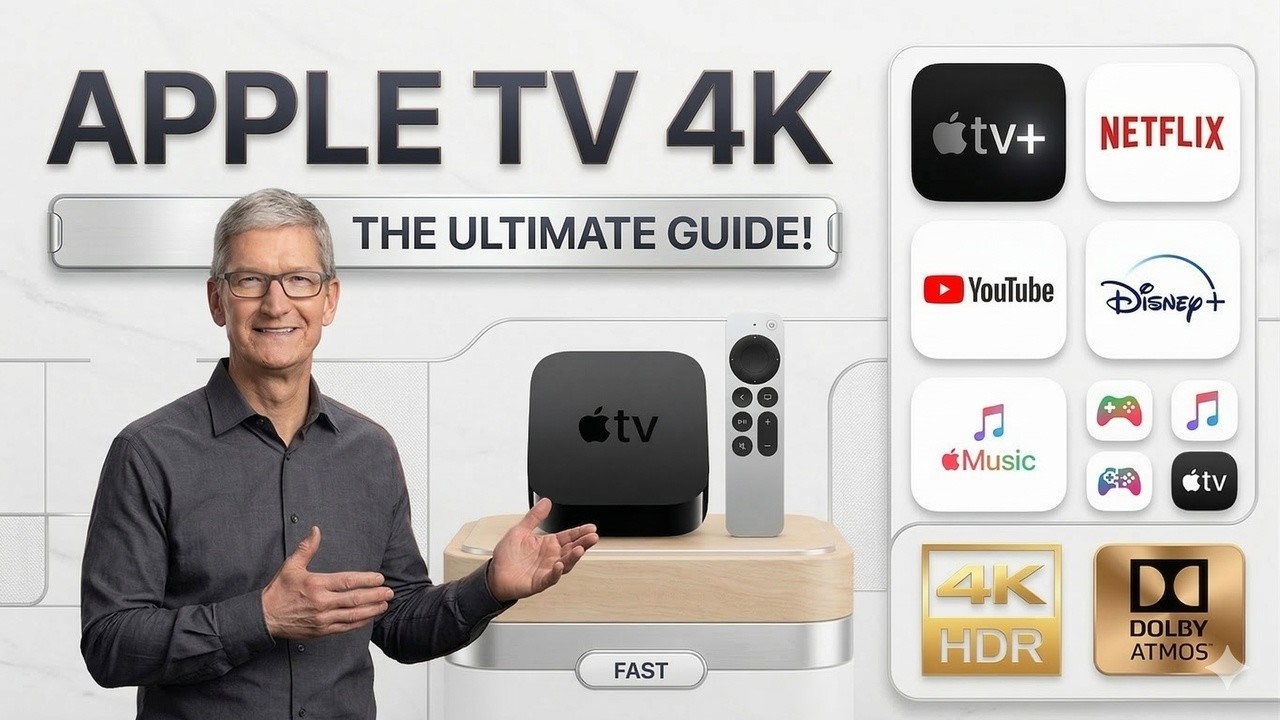 Новая Apple TV (2026) — наконец-то 8K, чип A19 и убийца консолей!