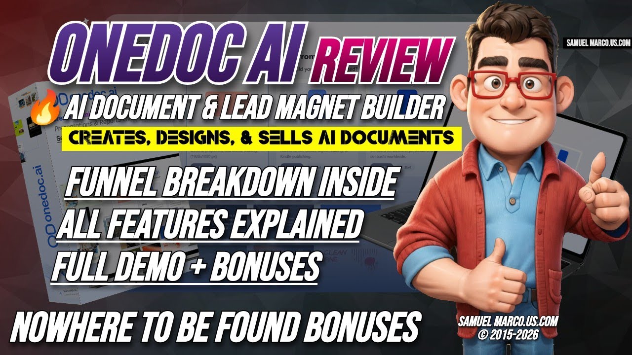 ONEDOC AI Review: AI eBooks & Docs! 🔴 OneDoc AI Review + DEMO + OTO + BONUS 🔴 OneDoc AI Review