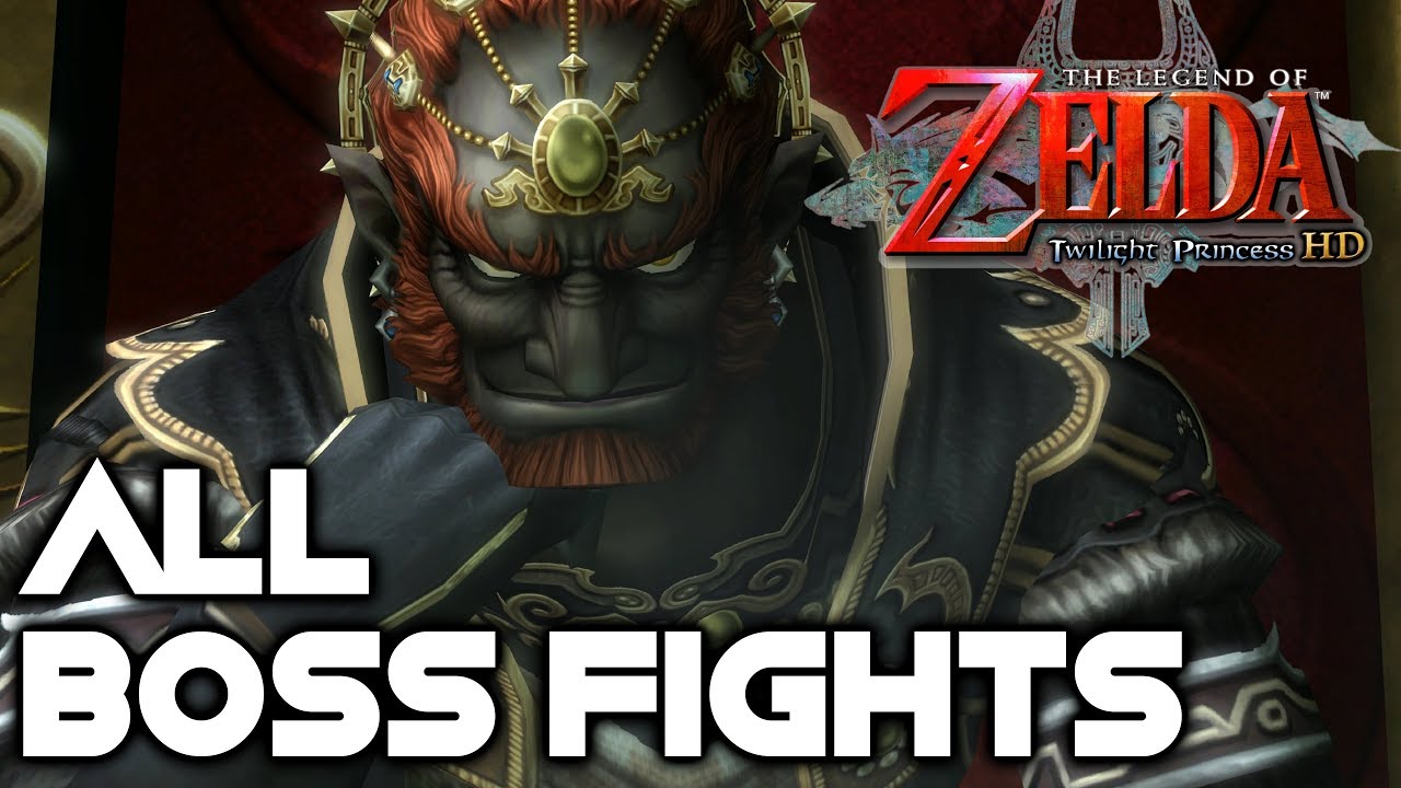 Zelda Twilight Princess HD: All Bosses and Ending (4K CEMU)