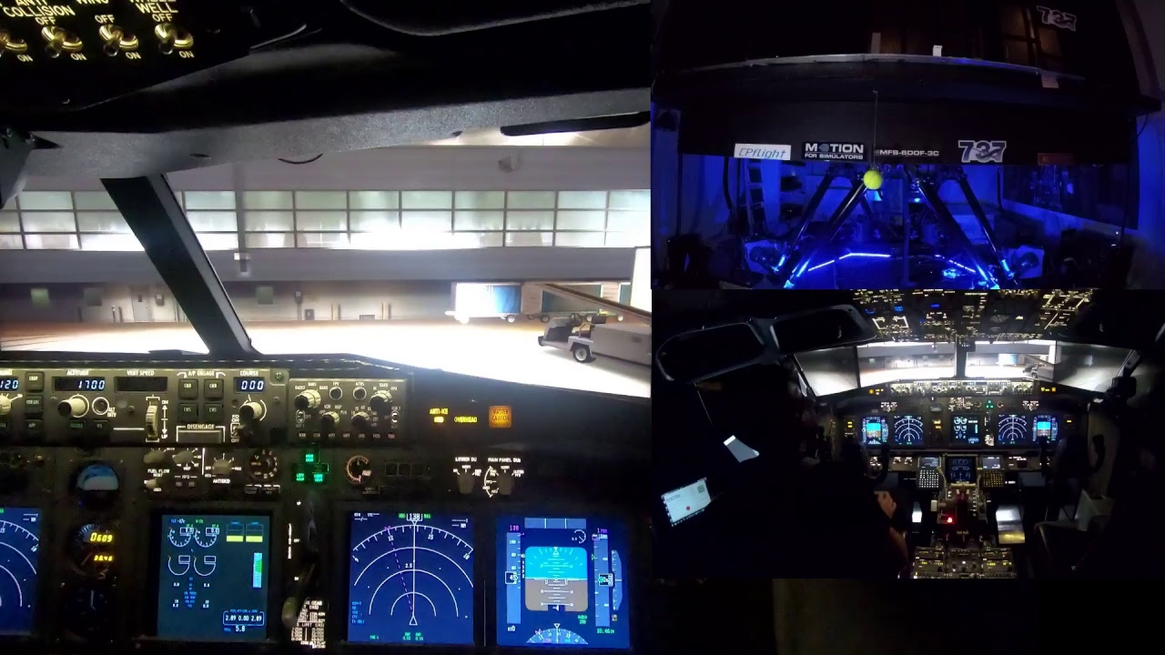 FlightBeam MSP to Midway (6 DoF Full Motion 738 sim)