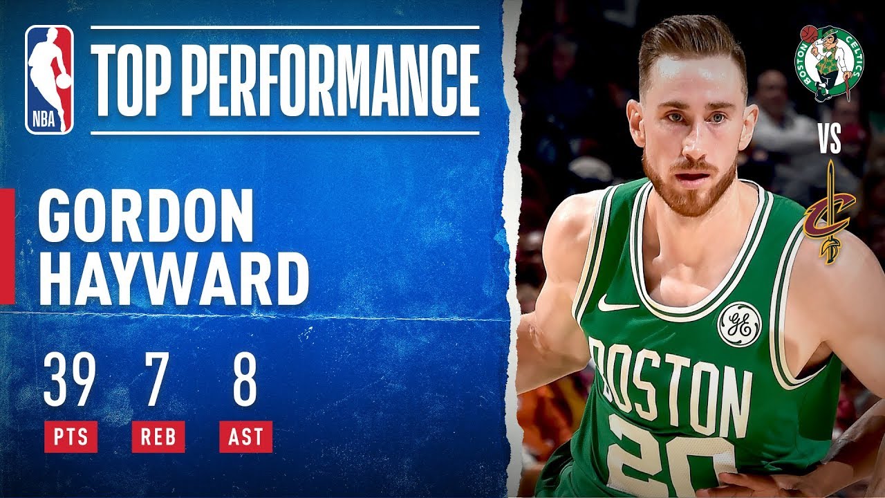 Gordon Hayward GOES OFF for CAREER-HIGH 39 PTS!!