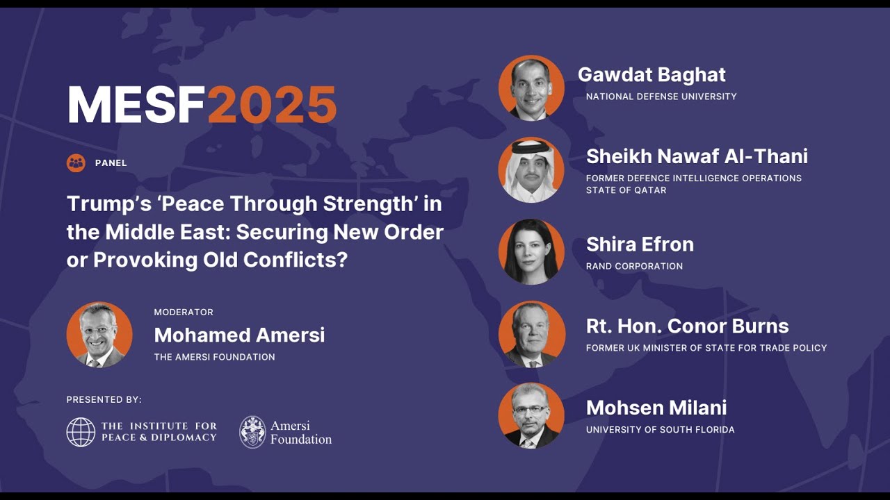 Trump's 'Peace Through Strength' in the Middle East: Securing New Order or Provoking Old Conflicts?