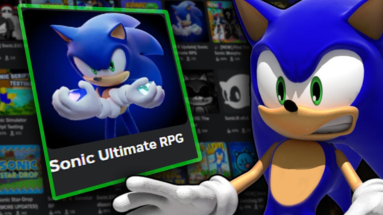 Я ПОПРОБОВАЛ ЛУЧШИЕ ИГРЫ SONIC ROBLOX