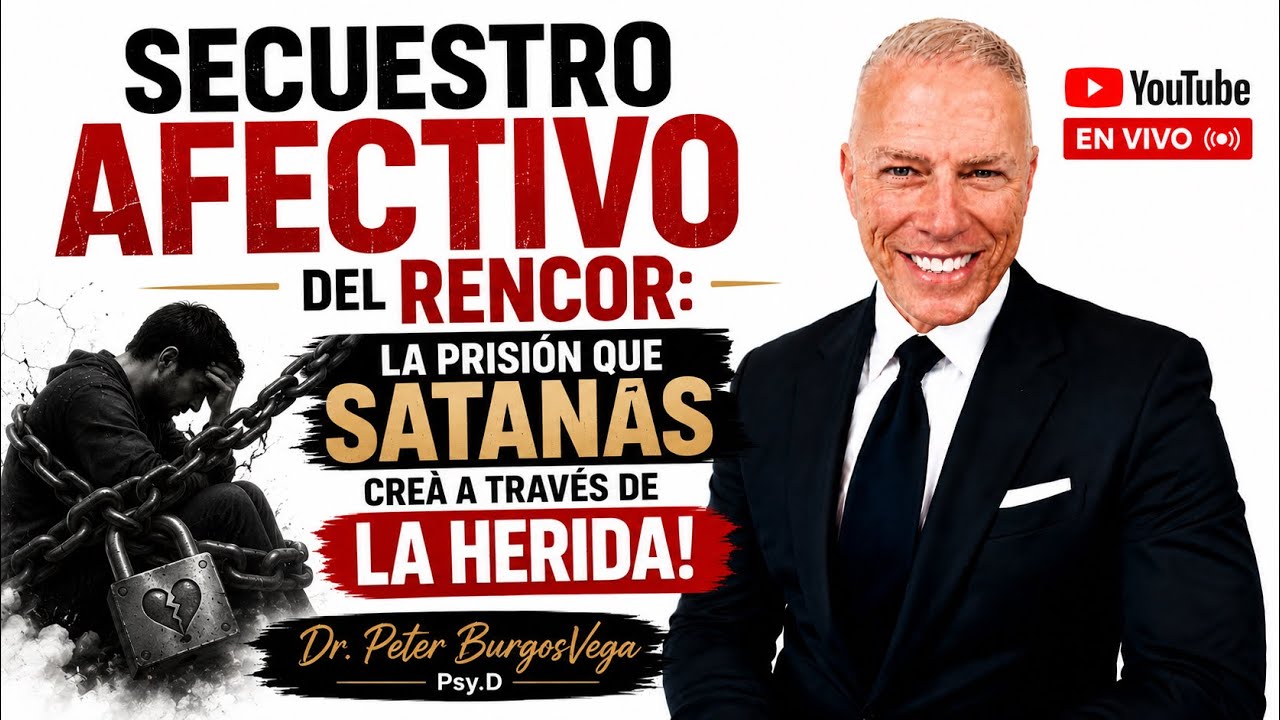 Secuestro Afectivo del Rencor:la Prisión que Satanás Creà a Través de la Herida! Dr Peter BurgosVega