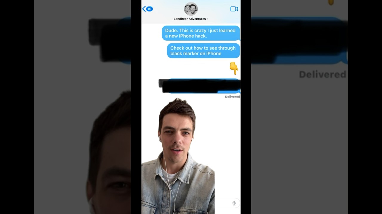How to See through the Black Marker on an iPhone #howto #techhowto