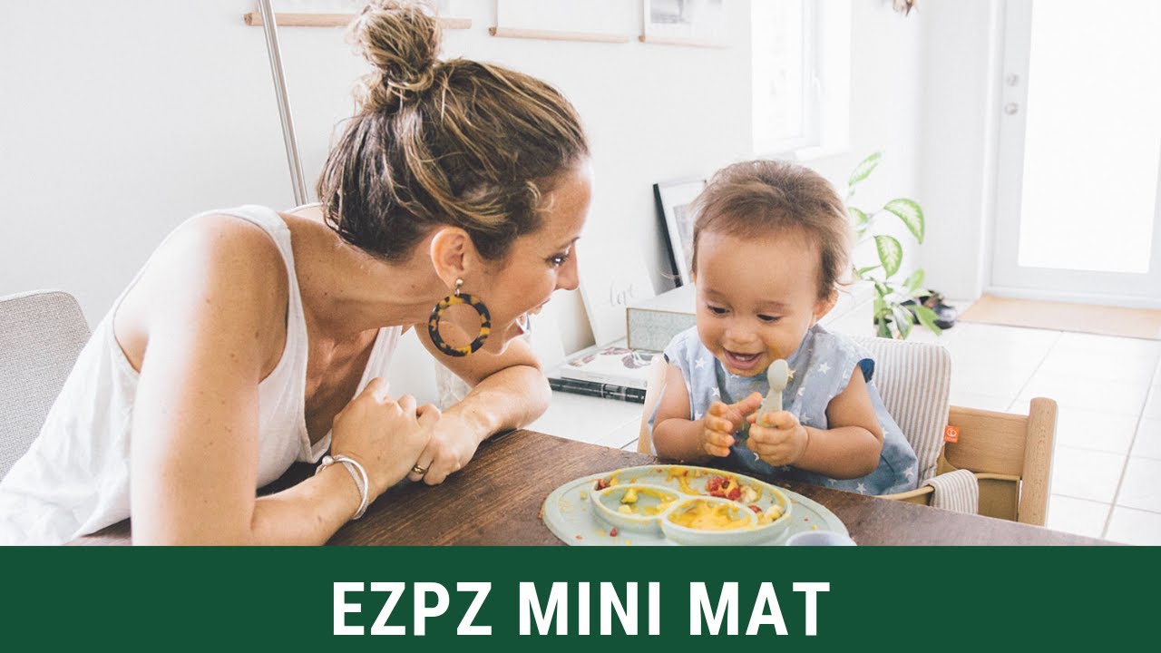 EZPZ Silikonowy talerzyk z podkładką mały 2w1 Mini Mat
