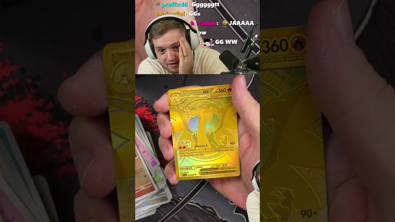 #trymacs unter #Twitch | Mega Charizard X ex golden #Pok&eacute;mon Opening