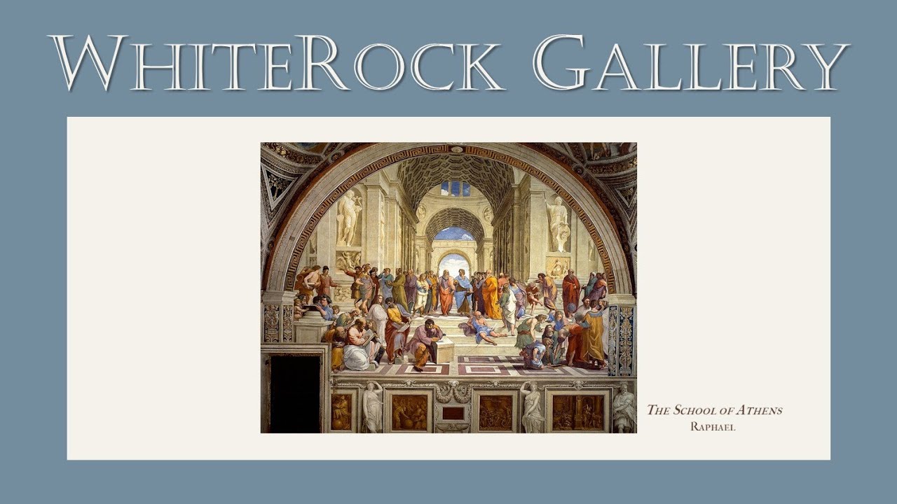 The WhiteRock Family Virtual Art Gallery: The School of Athens by Raphael