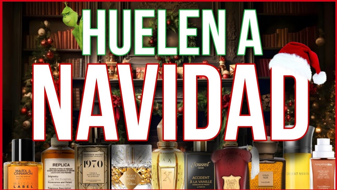 🎄 12 PERFUMES QUE HUELEN A NAVIDAD 🎄Perfumes dulces, c&aacute;lidos, especiados... ideales para el fr&iacute;o ❄️