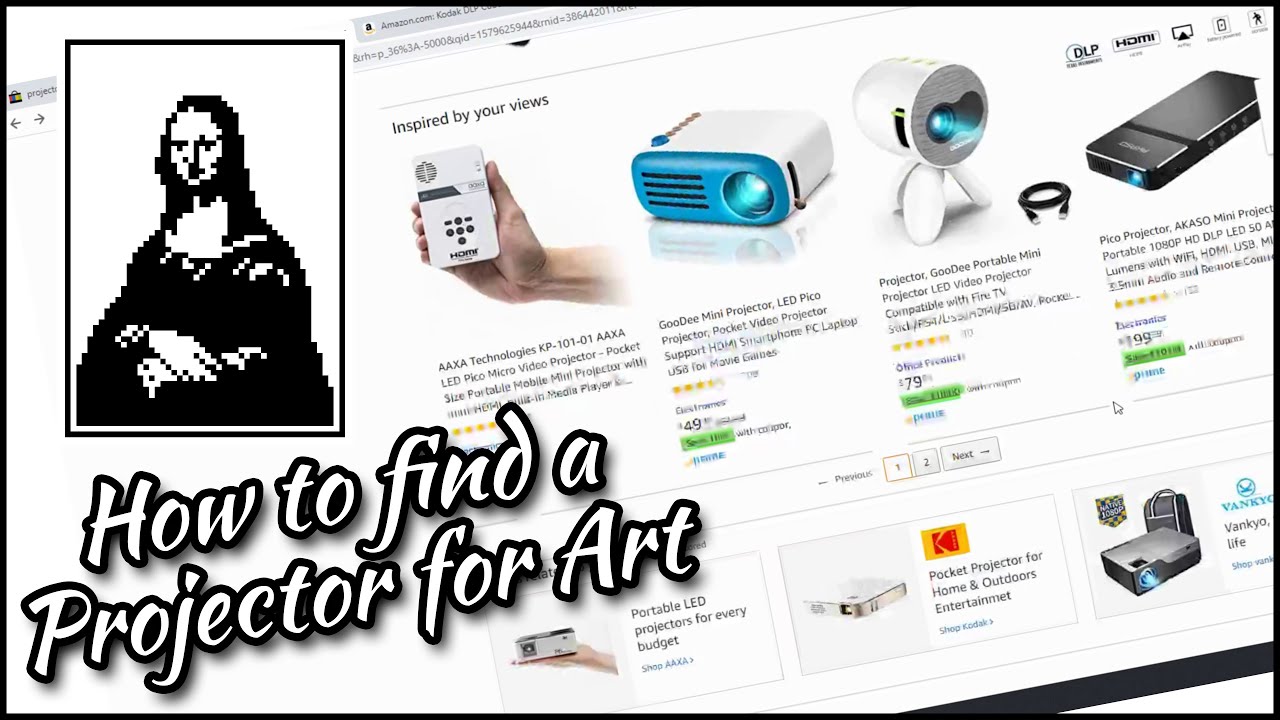 How to find a Projector for Art ■ Tracing Masterpieces