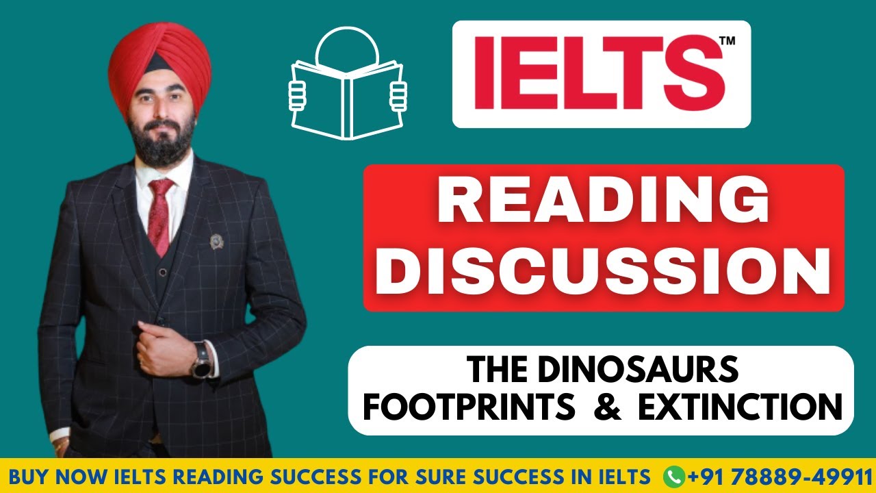 The Dinosaurs Footprints And Extinction Reading With Answers By Ramandeep Sir |IELTS Reading Answers