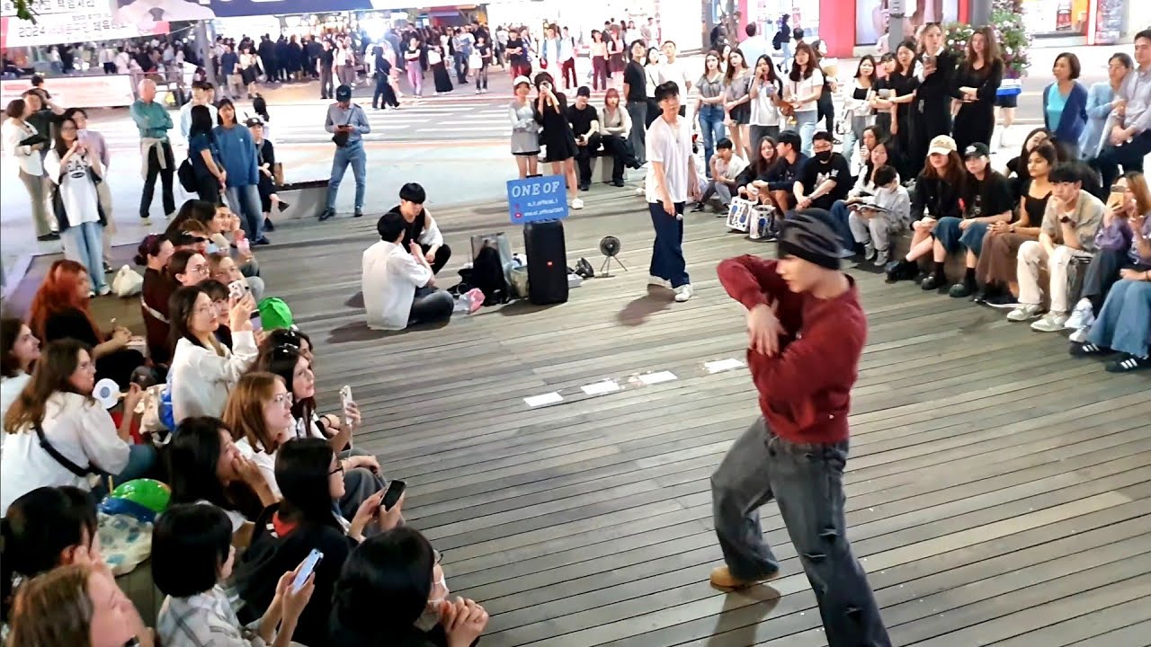 [STREET ARTIST] ONE OF. INTERACTIVE SINCHON BUSKING. 240525.
