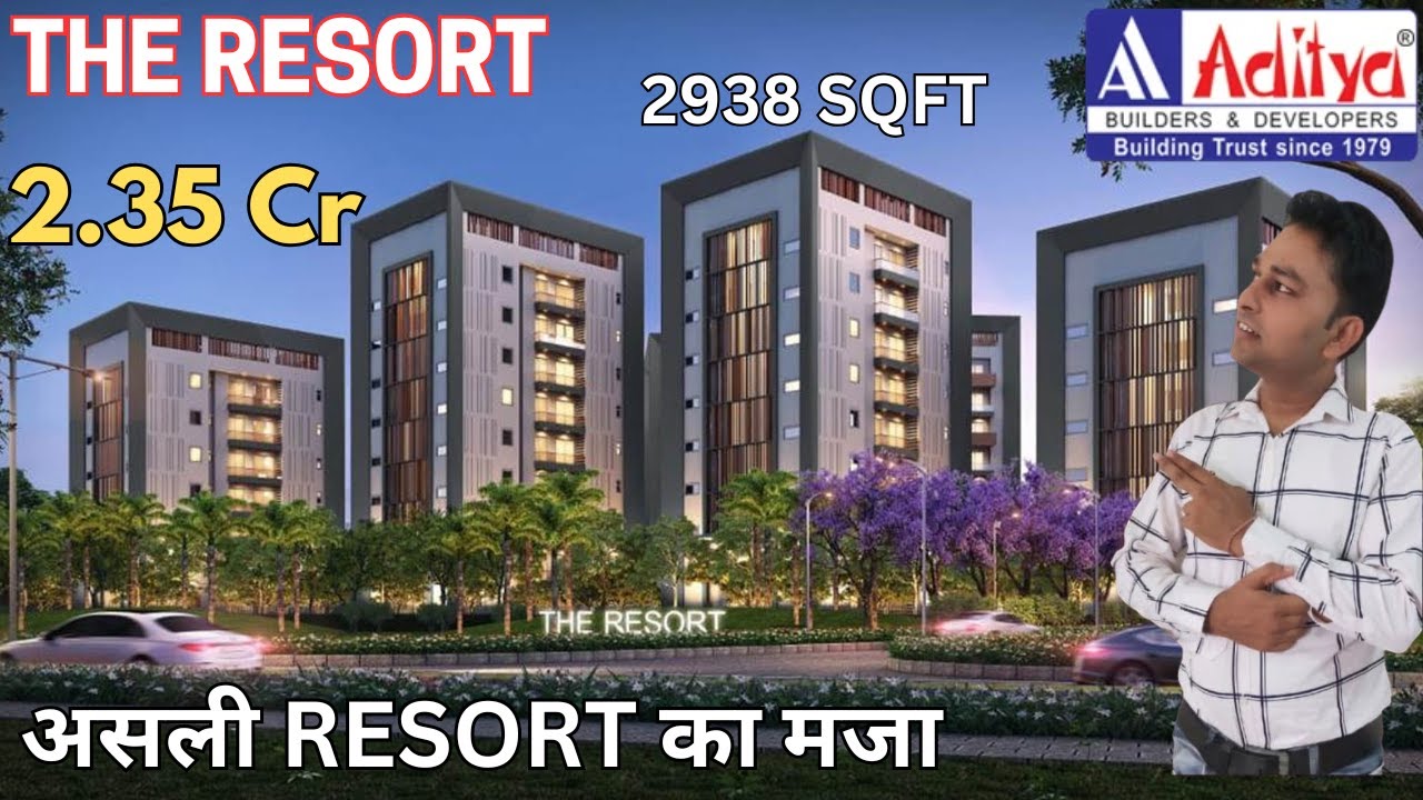 The Resort in Aditya world City NH 24 ghaziabad | 4 BHK flat in adity world city |