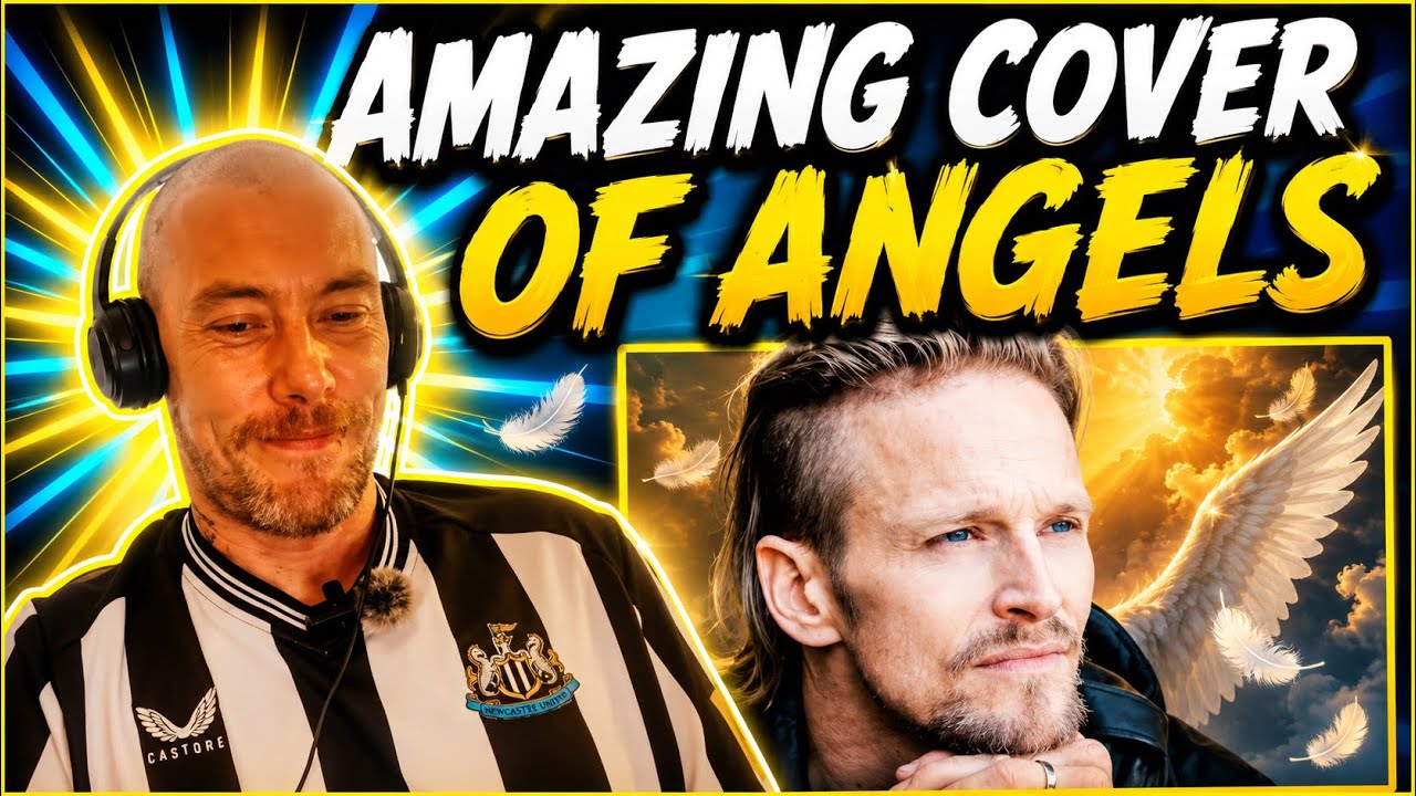 Erik Grönwall  Cover Of Robbie Williams ANGELS - REACTION