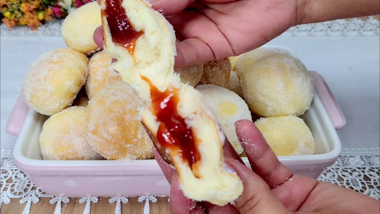 SEM FRITURA! MASSA SUPER LEVE E FOFA - SONHOS DE PADARIA