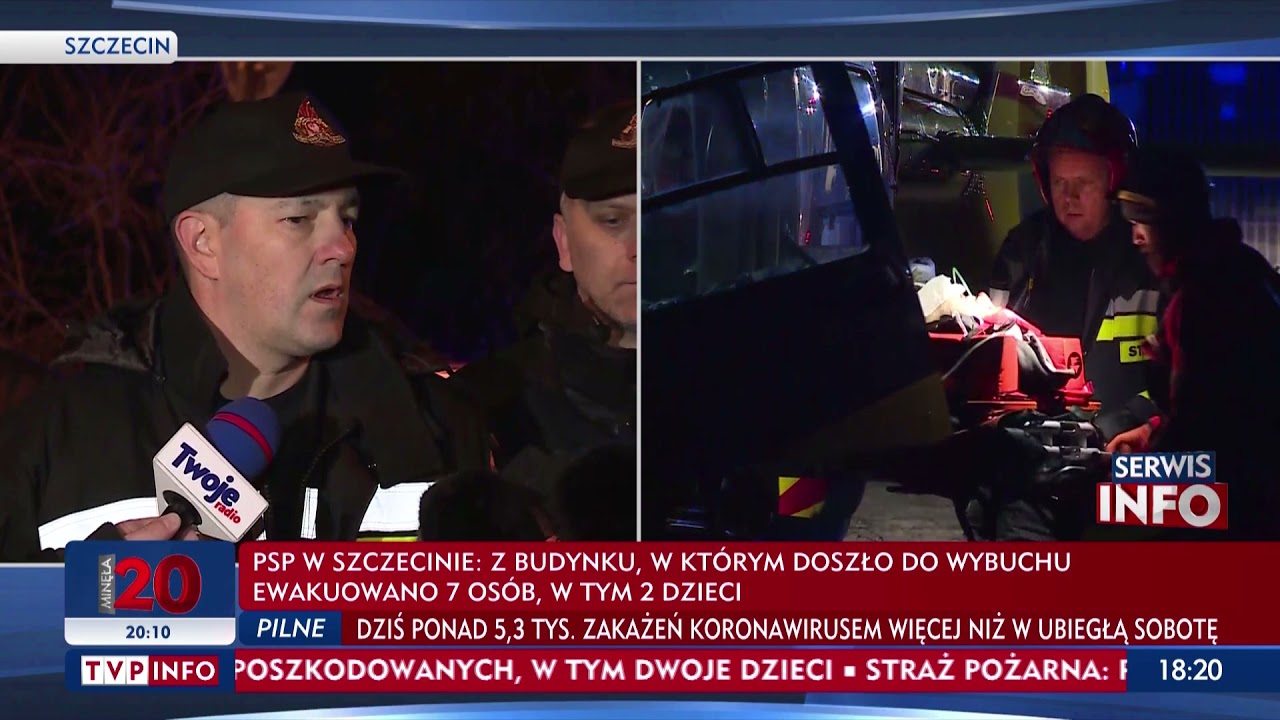 Wybuch gazu w budynku jednorodzinnym w Szczecinie. Są poszkodowani, w tym dzieci