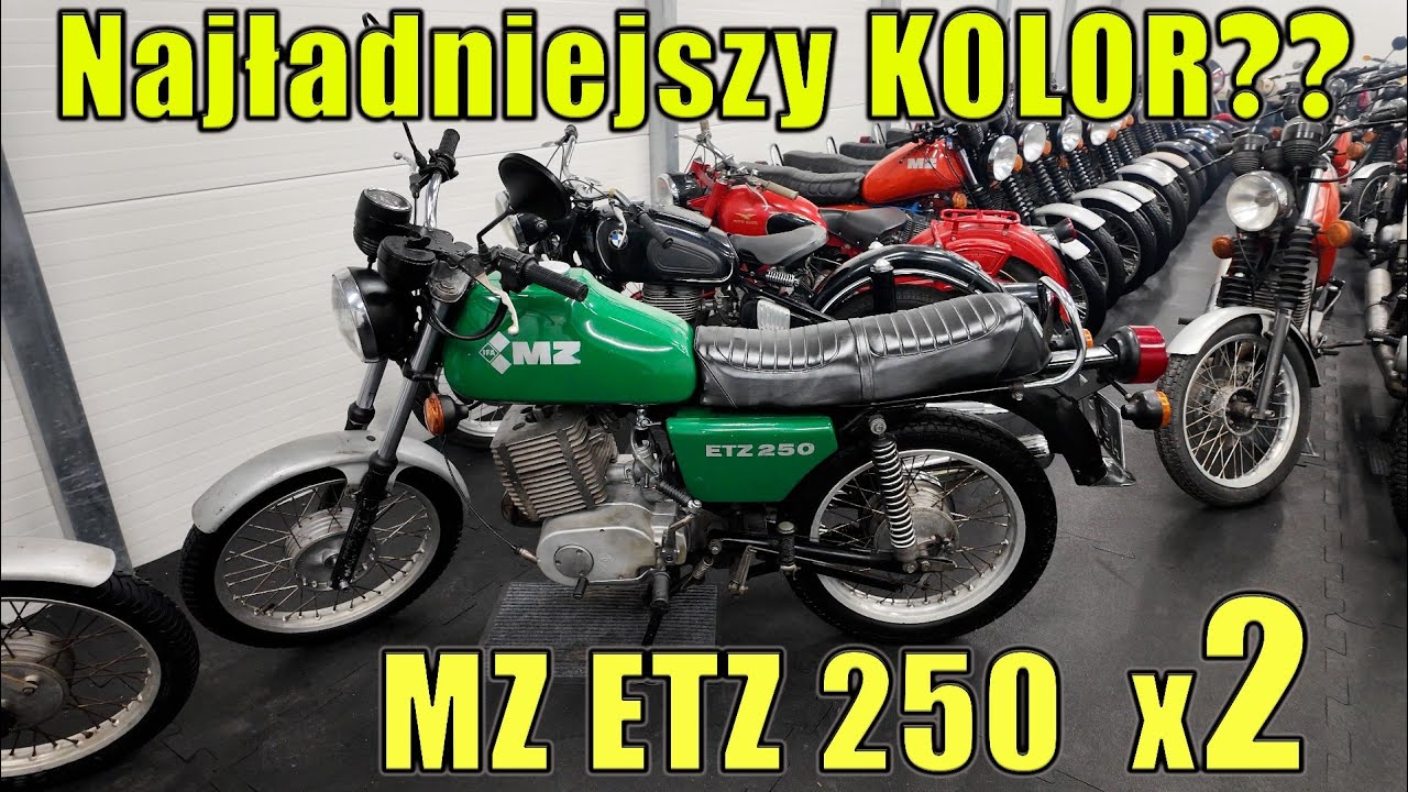Ratujemy unikatowy EGZEMPLARZ 🤔🤔 MZ ETZ 250 w zielonym lakierze 😃😃 