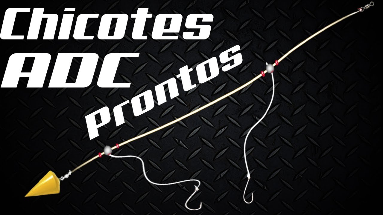 CHICOTE para PESCA de PRAIA PRONTOS  - CROSS LEADER da ADC