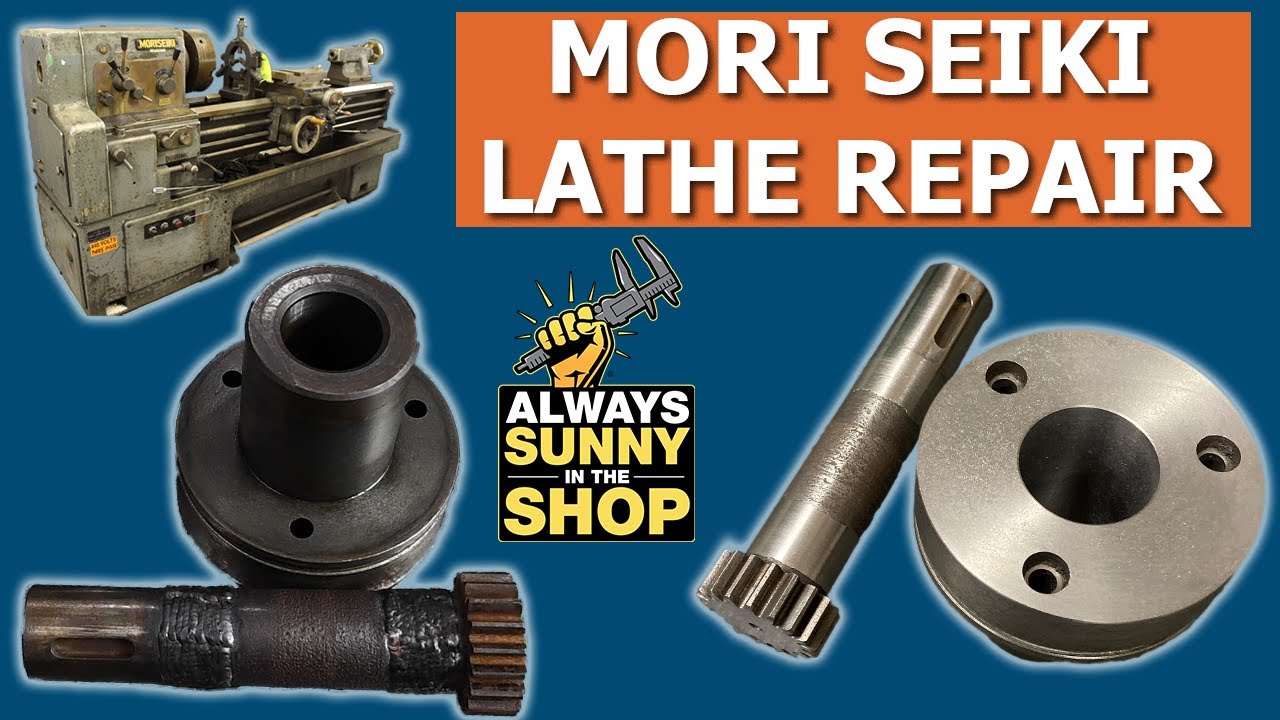 Repairing a Mori Seiki Engine Lathe- Steel Aluminum Bronze and Iron!
