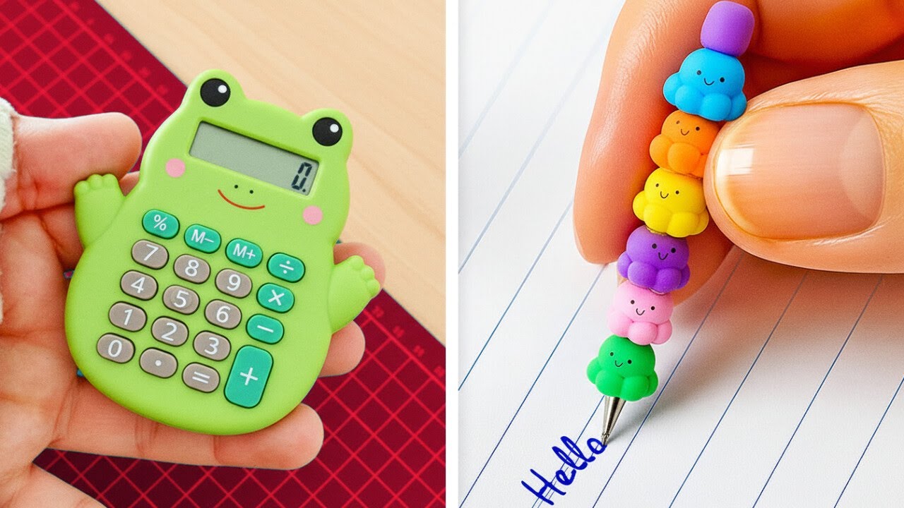 Cute Mini School Supplies DIY ✨ Fun Back to School Ideas