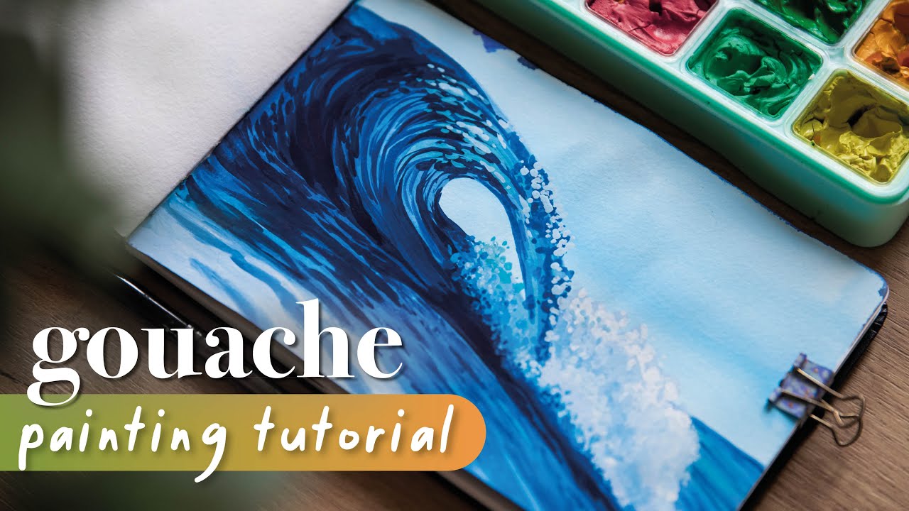 How to Paint Water with Gouache