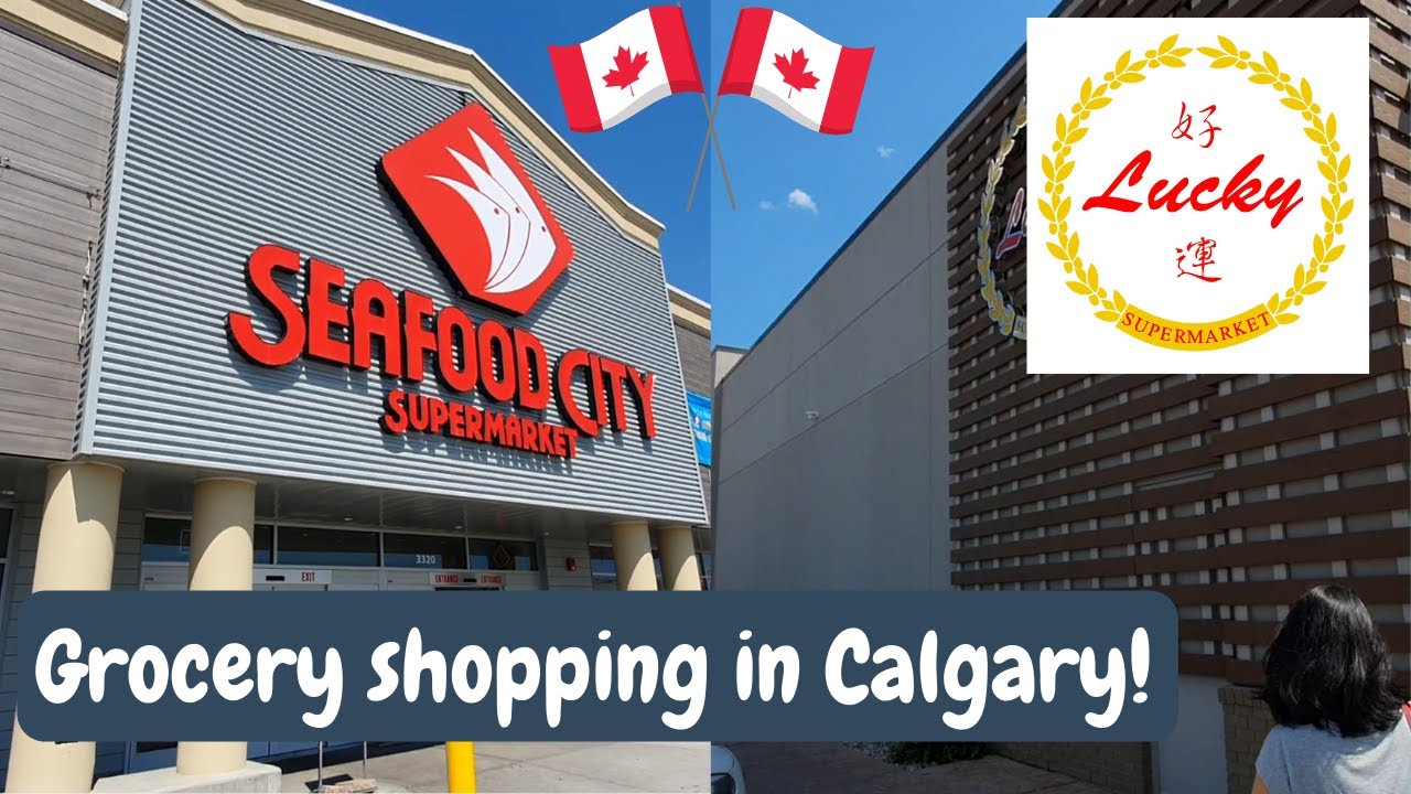 We went to Seafood City and Lucky Supermarket in Calgary!