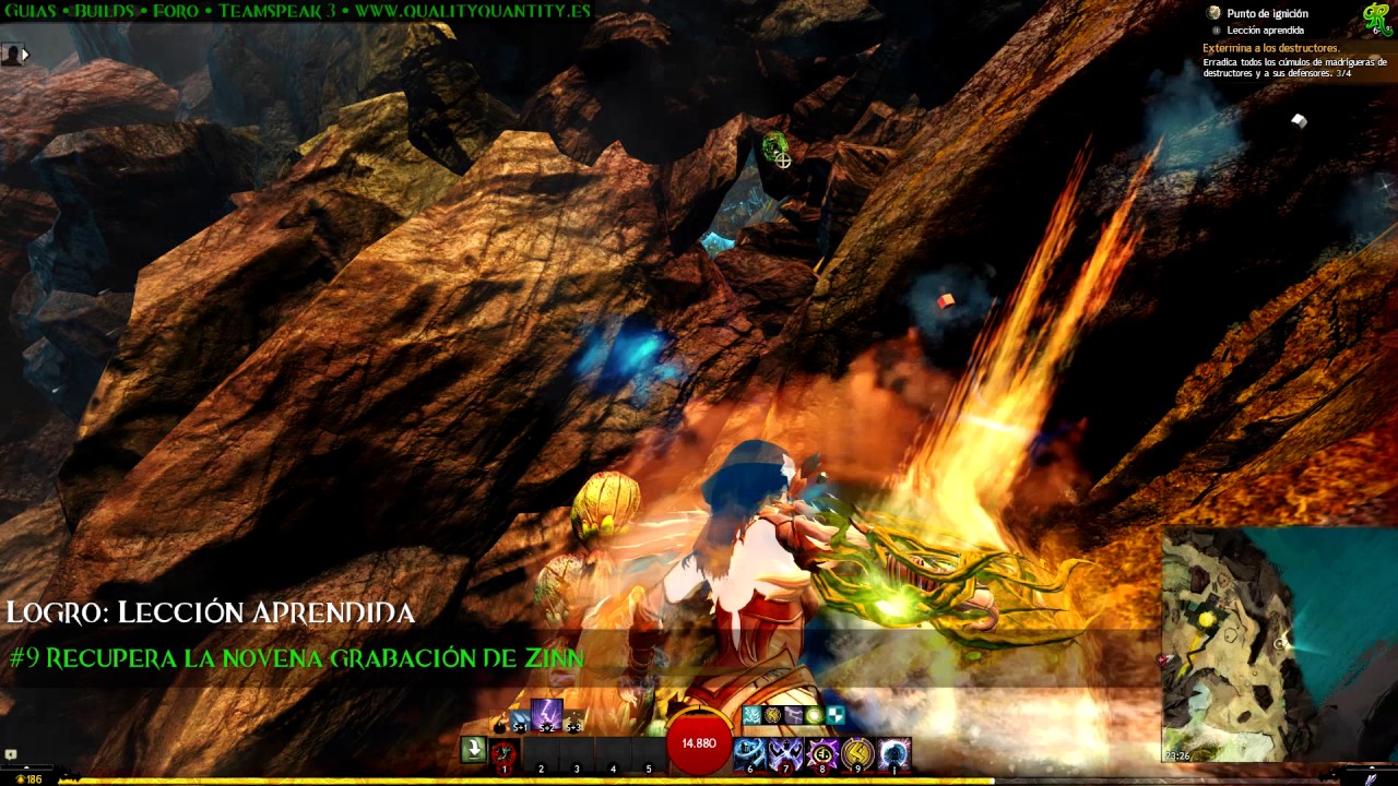 GW2 GUÍA Logro Lección aprendida [Lessons Learned] - Draconis Mons