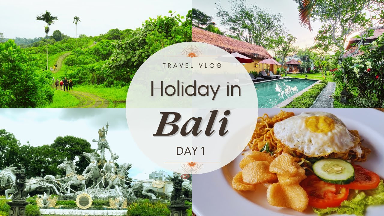 Holiday in #bali - Day 1 in #ubud | Budget Stay | #attractions | #food (Malayalam)