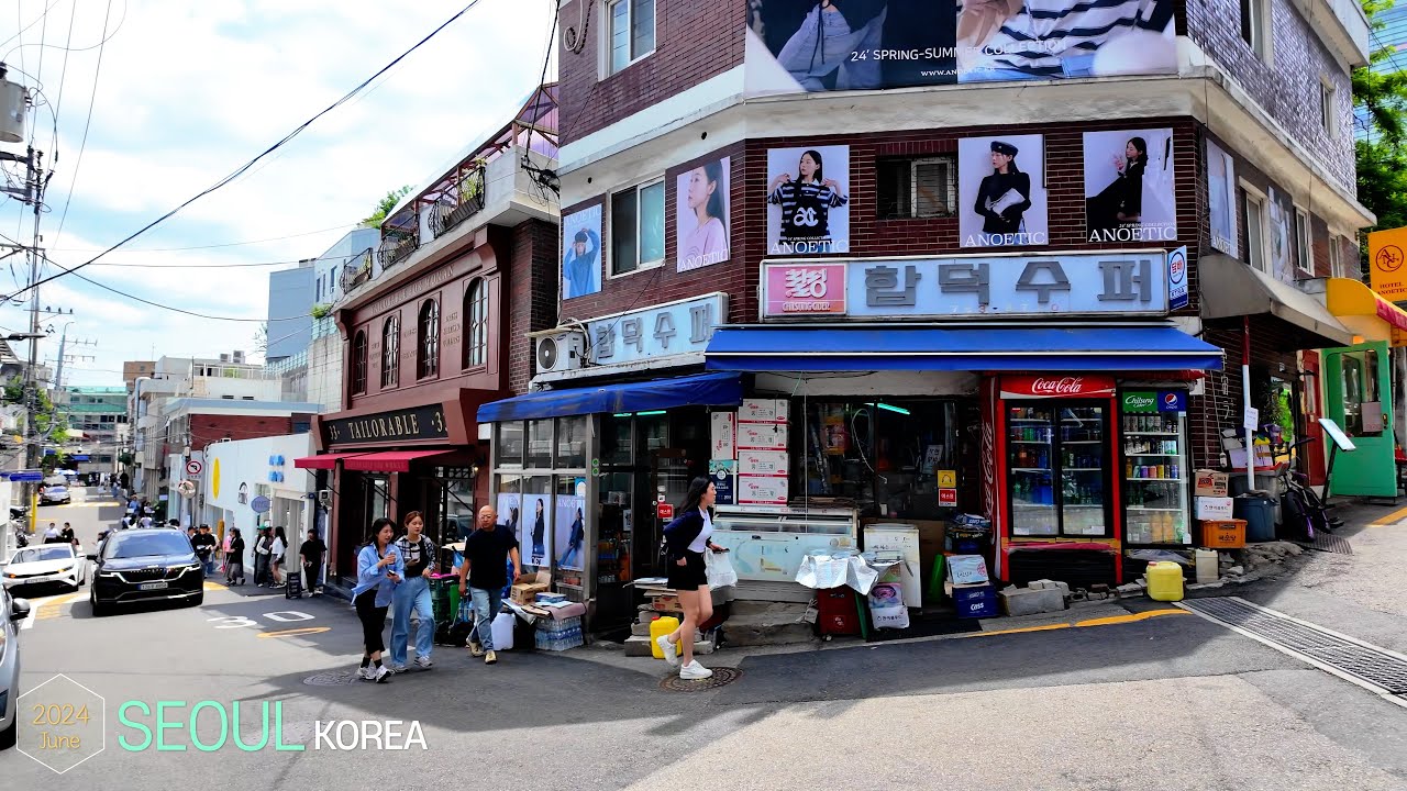 Hannam-dong Street •[4k] Seoul, Korea
